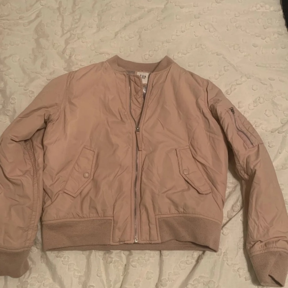 Gap pink bomber jacket